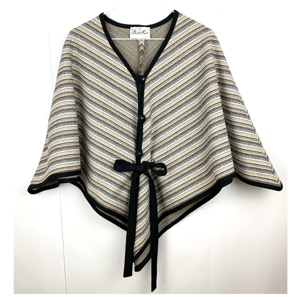 Vintage Knit Poncho